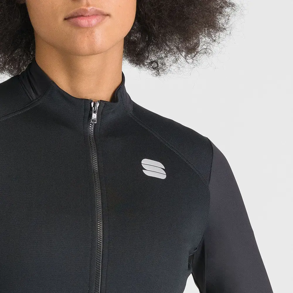 Sportful SRK Thermal Fietsshirt Lange Mouwen Zwart Dames