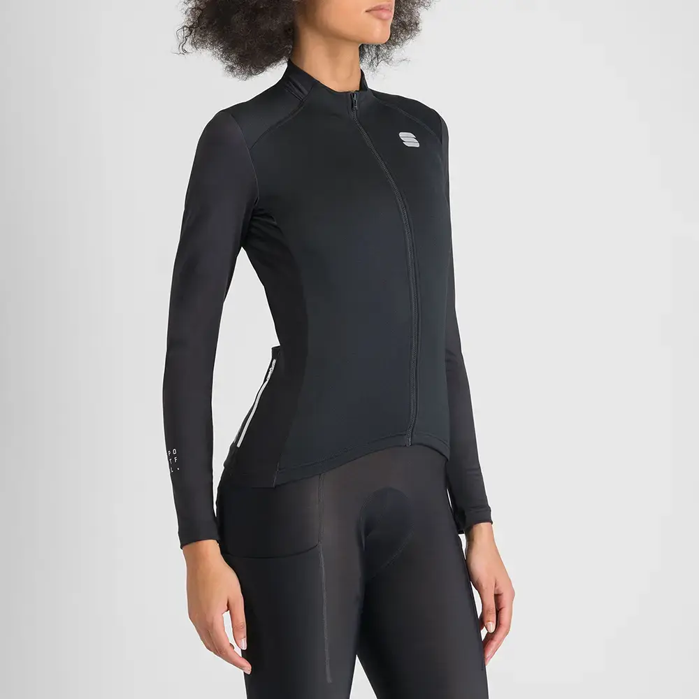 Sportful SRK Thermal Fietsshirt Lange Mouwen Zwart Dames