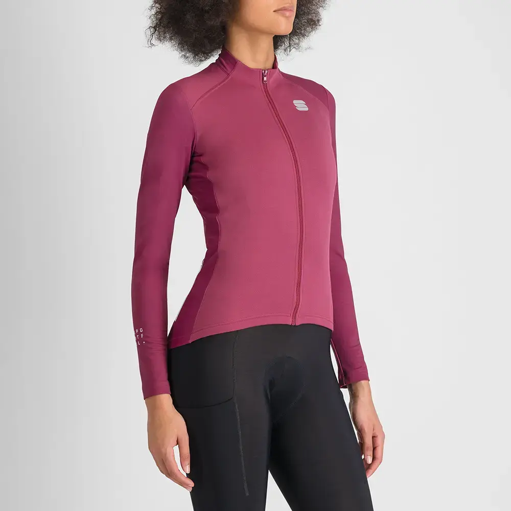 Sportful SRK Thermal Fietsshirt Lange Mouwen Paars Dames