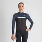 Sportful Pista Thermal Fietsshirt Lange Mouwen Zwart/Blauw/Wit Dames