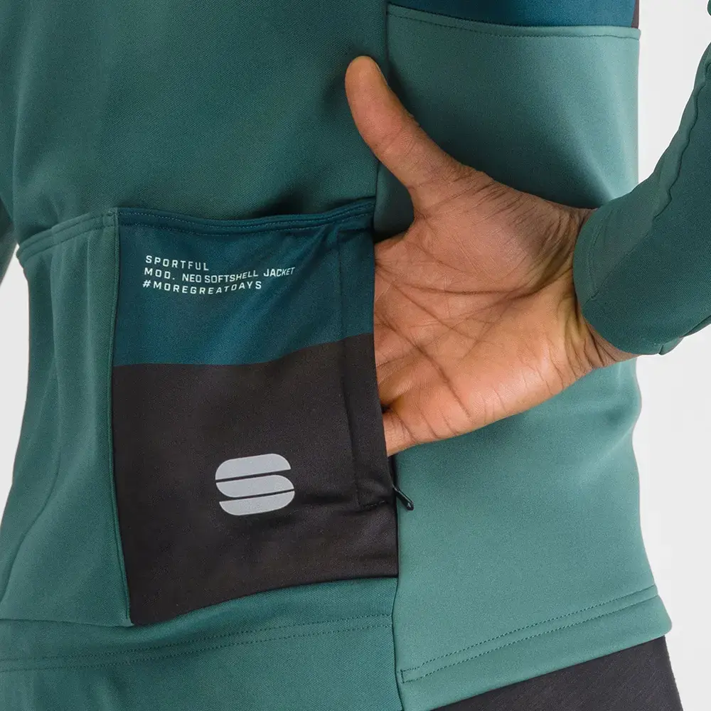 Sportful Neo 2 Softshell Fietsjack Groen Heren