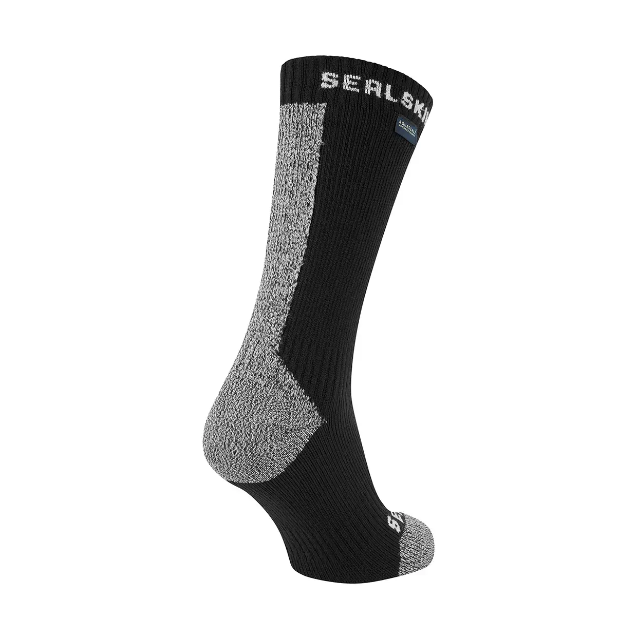 Sealskinz Briston Waterproof All Weather Hydrostop Mid Fietssokken Zwart