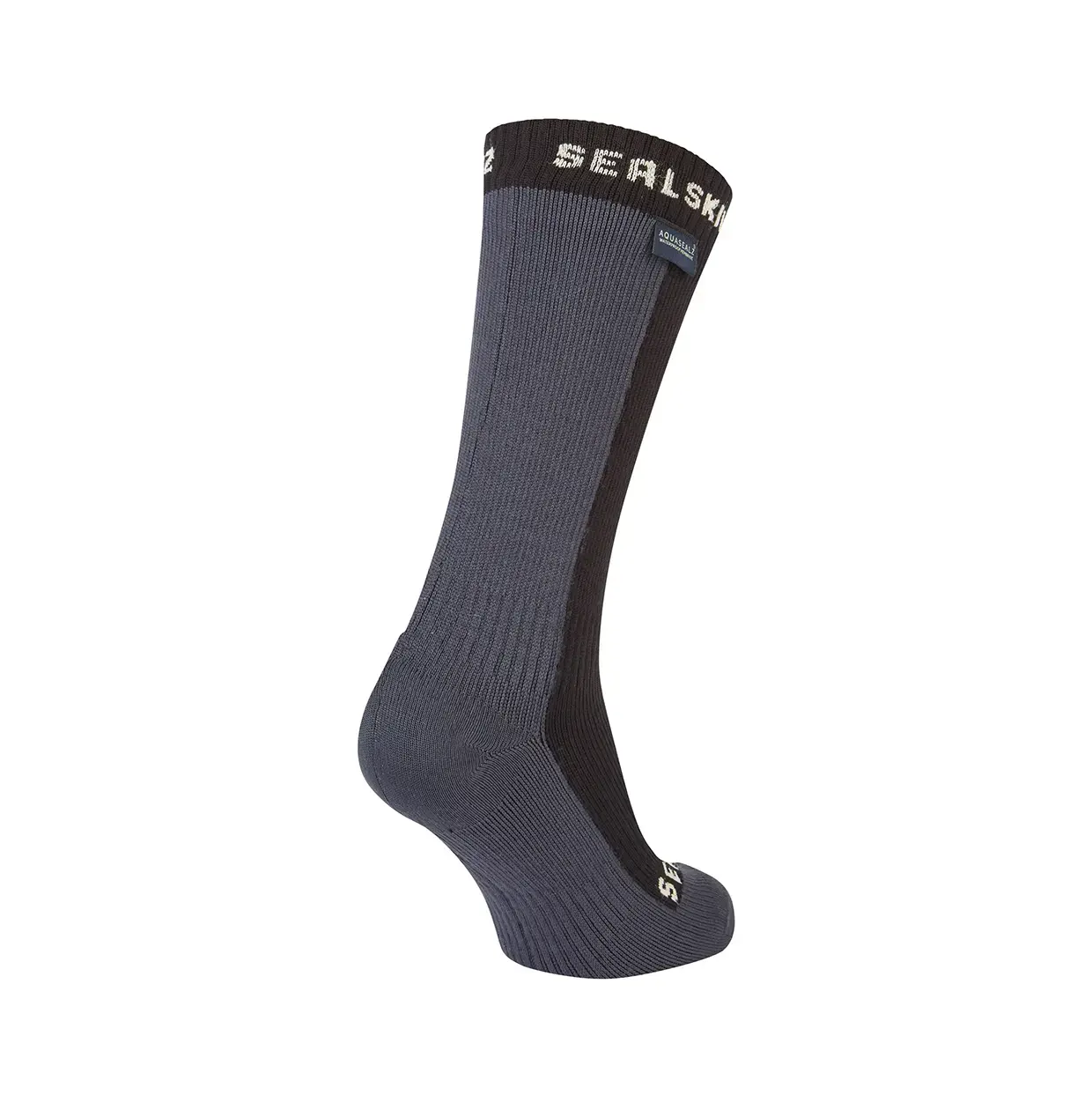 Sealskinz Starston Waterproof Cold Weather Mid Fietssokken Zwart