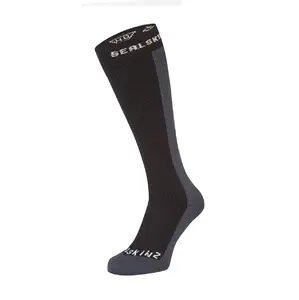 Sealskinz Worstead Waterproof Cold Weather Knee Fietssokken Zwart