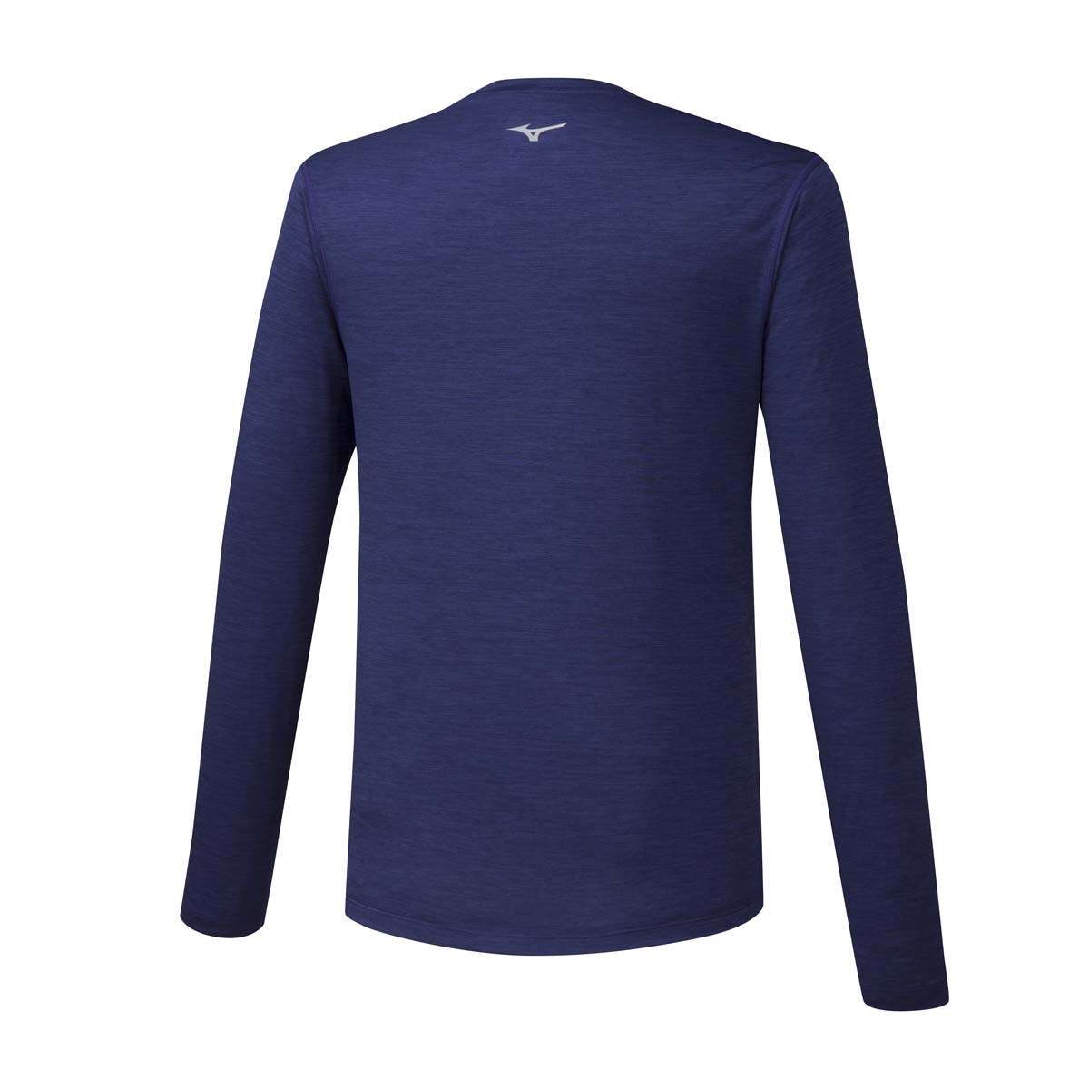 Mizuno Impulse Core Hardloopshirt Lange Mouwen Paars/Grijs Heren