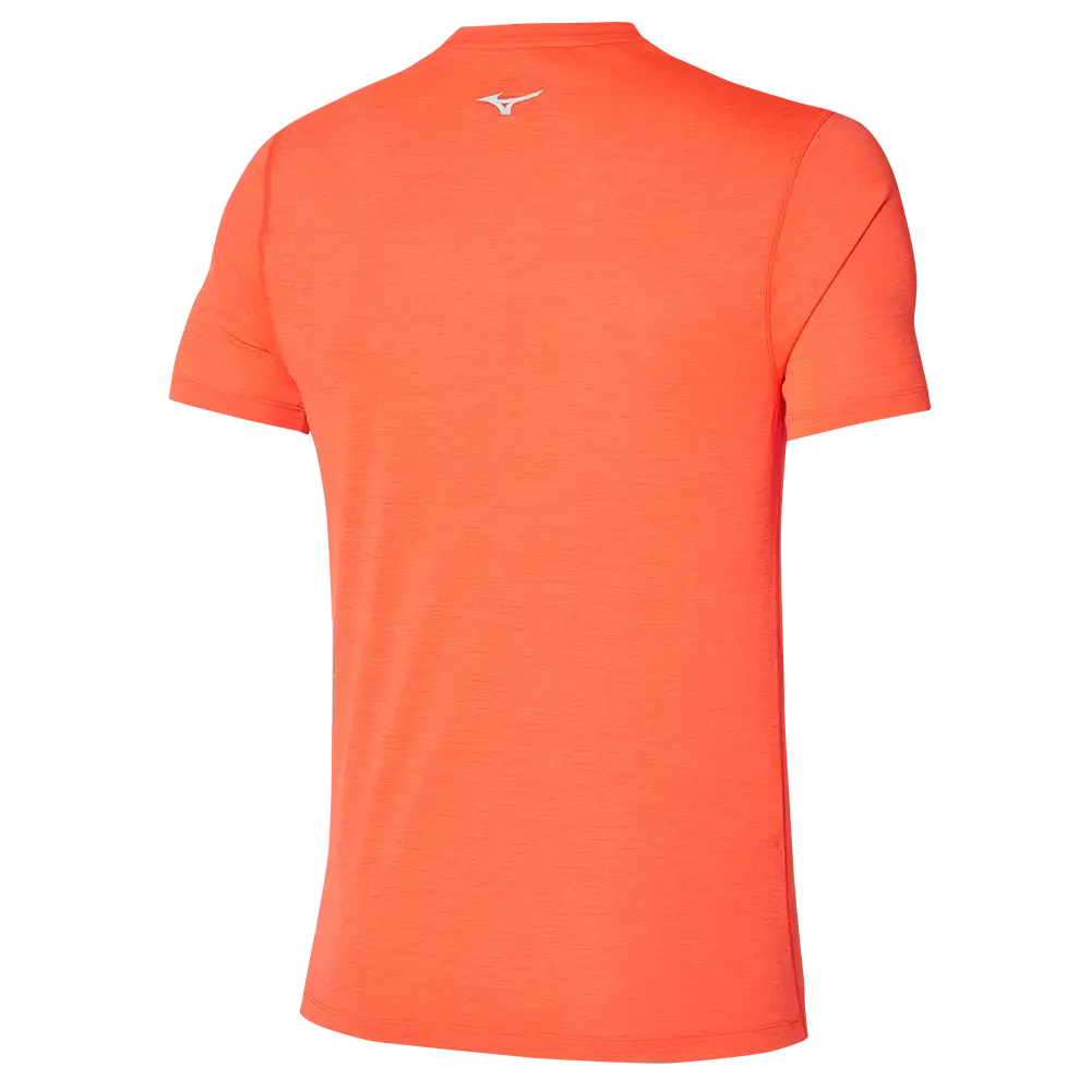 Mizuno Impulse Core Hardloopshirt Korte Mouwen Oranje Heren