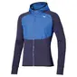 Mizuno Warmalite Hybrid FZ Hardloopshirt Lange Mouwen Donkerblauw/Blauw Heren