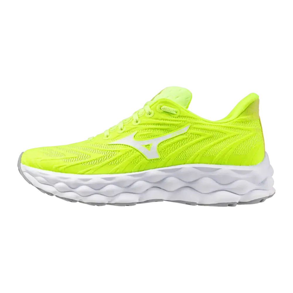 Mizuno Wave Sky 8 WOS Hardloopschoenen Grijs/Zilver/Groen Dames