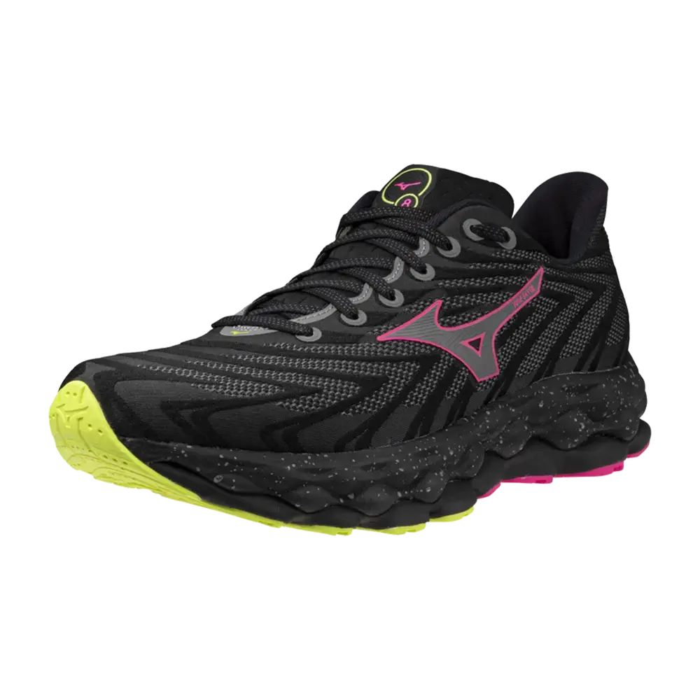 Mizuno Wave Sky 8 Hardloopschoenen Zwart/Zilver/Roze Heren