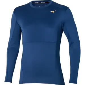 Mizuno Active Thermal Charge BT Hardloopshirt Lange Mouwen Blauw Heren