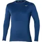 Mizuno Active Thermal Charge BT Hardloopshirt Lange Mouwen Blauw Heren