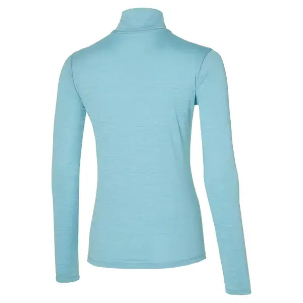 Mizuno Impulse Core WOS Hardloopshirt Lange Mouwen Blauw Dames