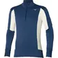 Mizuno Warmalite HZ Hardloopshirt Lange Mouwen Blauw/Wit Heren