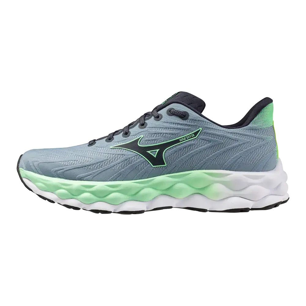 Mizuno Wave Sky 8 Hardloopschoenen Groen/Blauw Heren