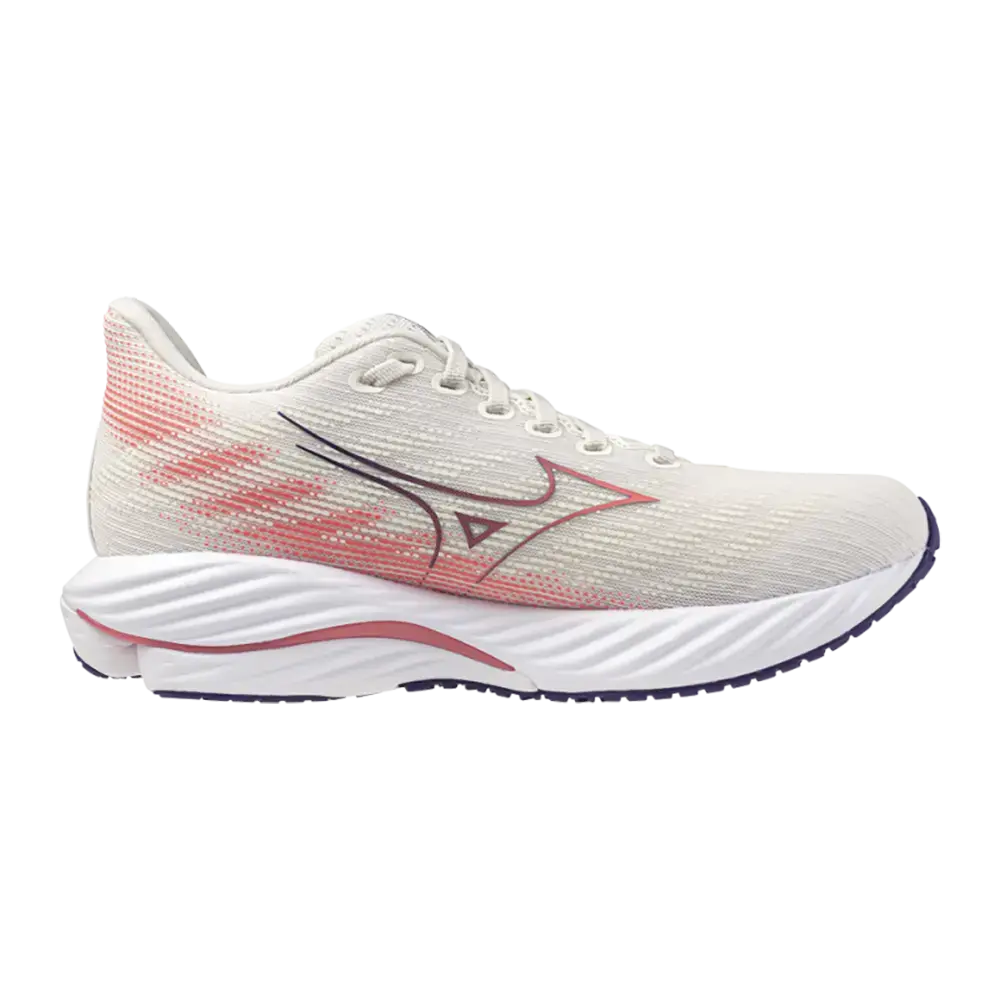 Mizuno Wave Rider 28 WOS Hardloopschoenen Wit/Roze Dames