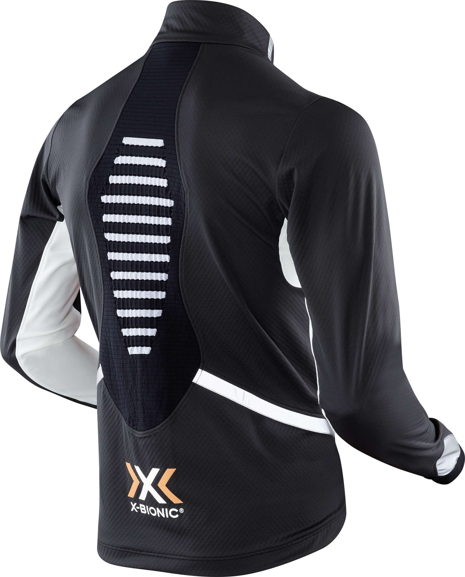 X-Bionic Running Winter Spherewind Light Hardloopjack Zwart/Wit Heren