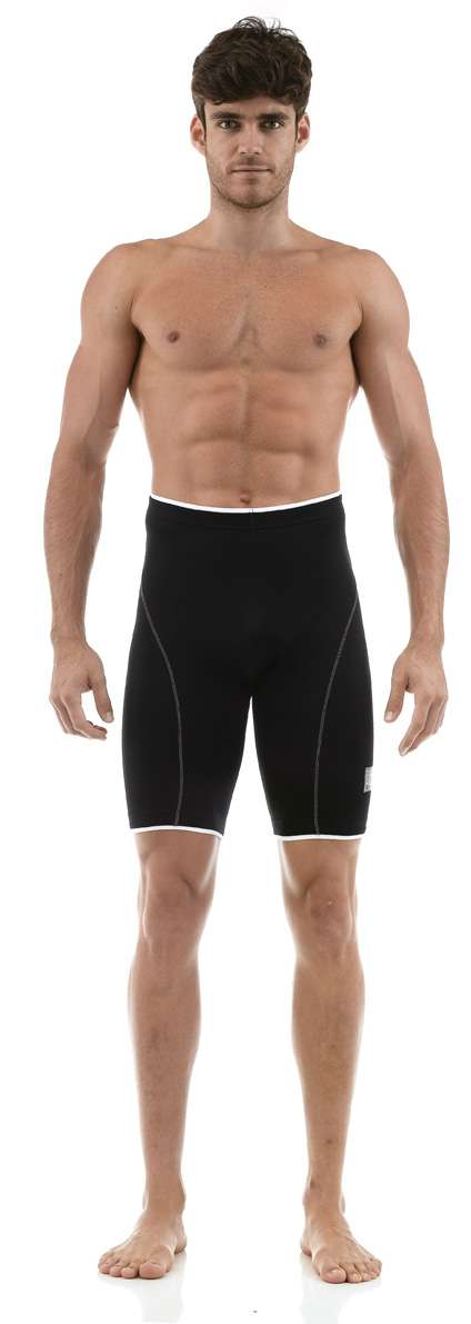 Santini Max Core Fietsbroek Kort Zwart Heren