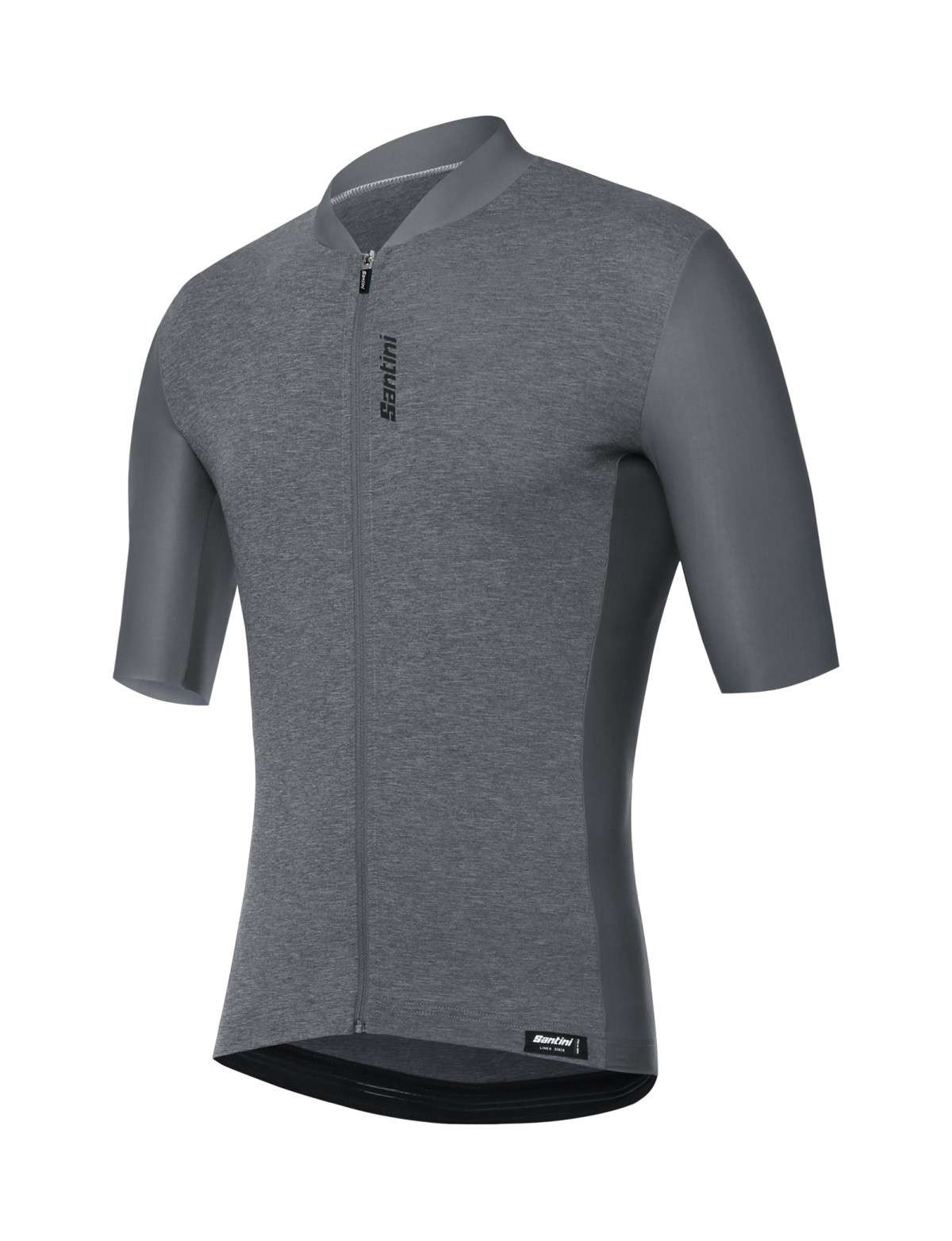 Santini Classe Fietsshirt Korte Mouwen Grijs Heren