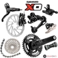 SRAM XO Dubbel GXP 10-Speed MTB Groepset Zwart