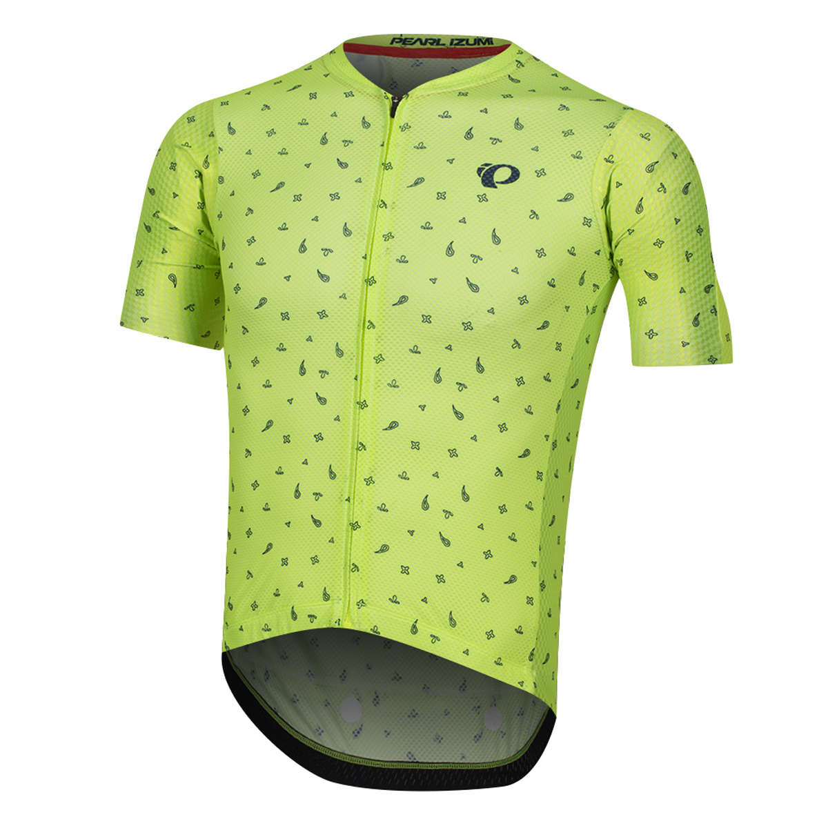 Pearl Izumi P.R.O. Mesh Fietsshirt Korte Mouwen Geel/Donkerblauw Heren