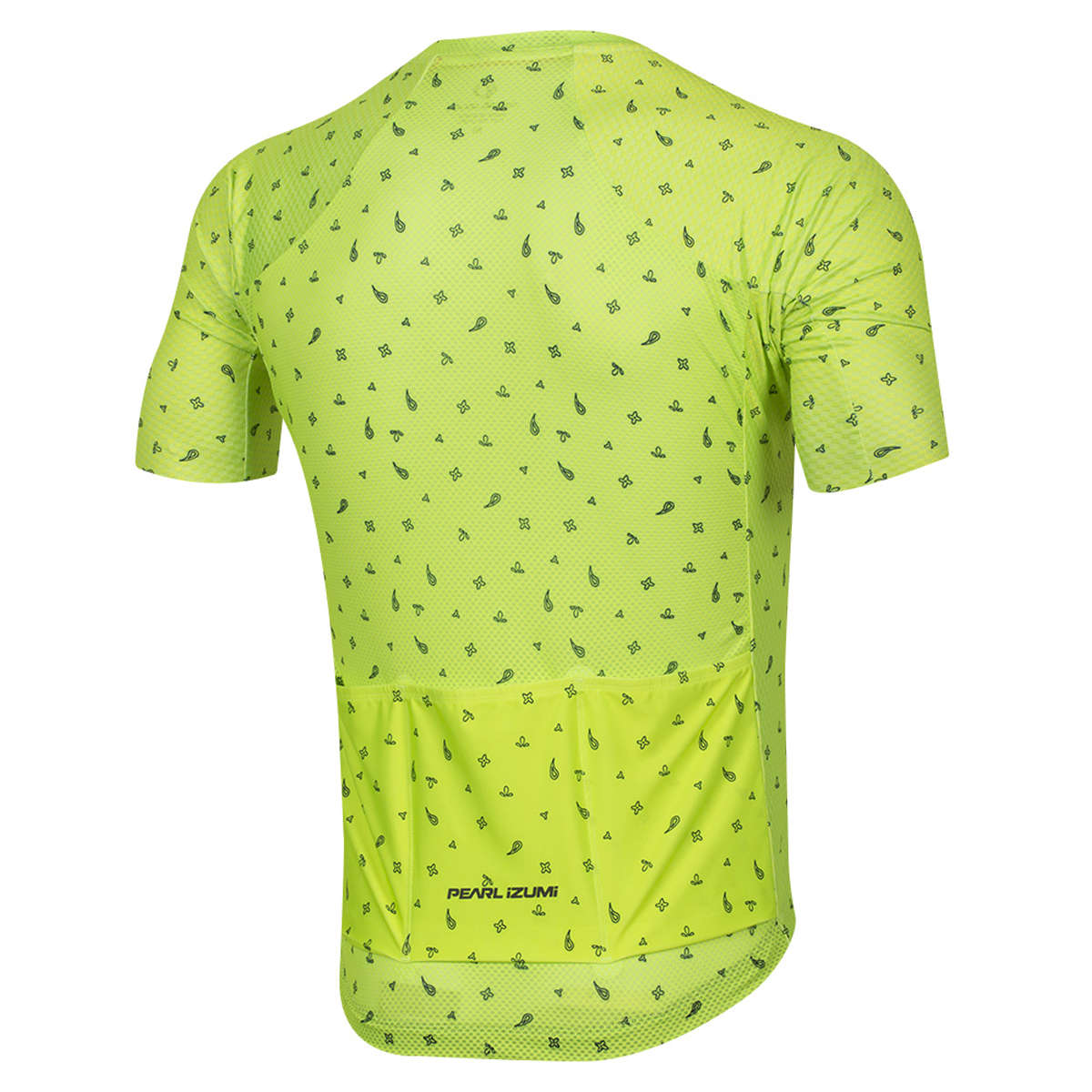 Pearl Izumi P.R.O. Mesh Fietsshirt Korte Mouwen Geel/Donkerblauw Heren