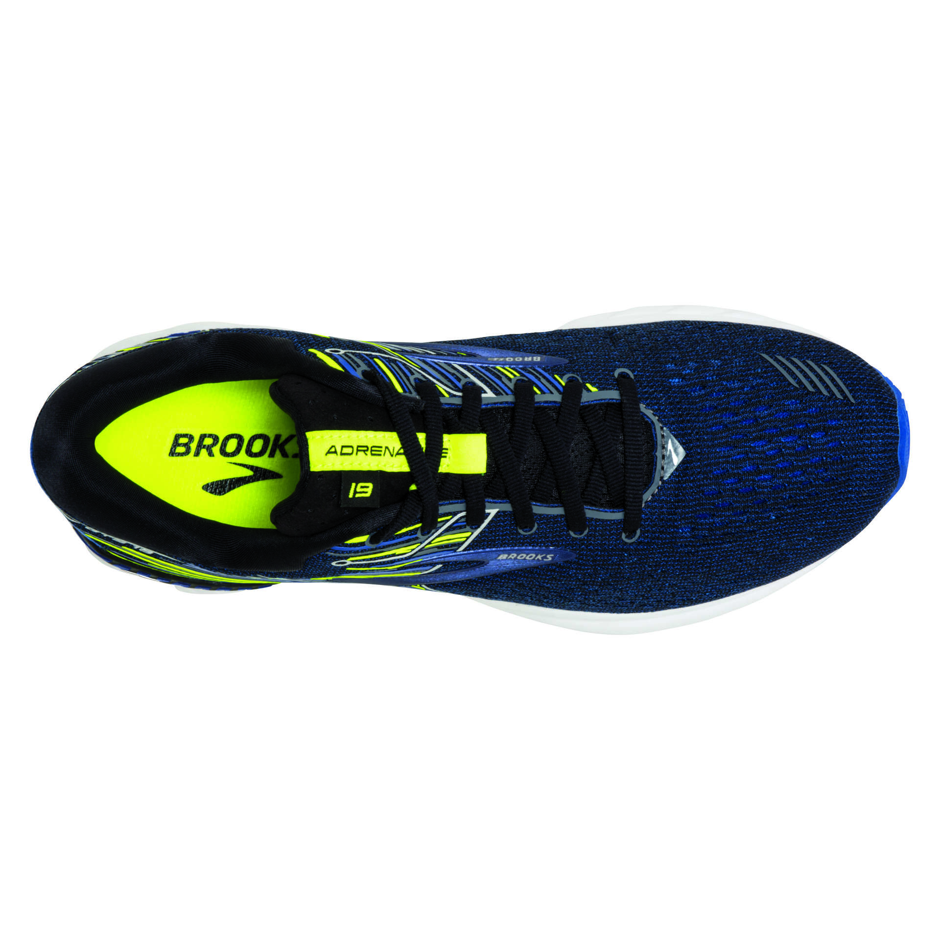 Brooks Adrenaline GTS 19 Hardloopschoenen Donkerblauw/Blauw/Geel Heren