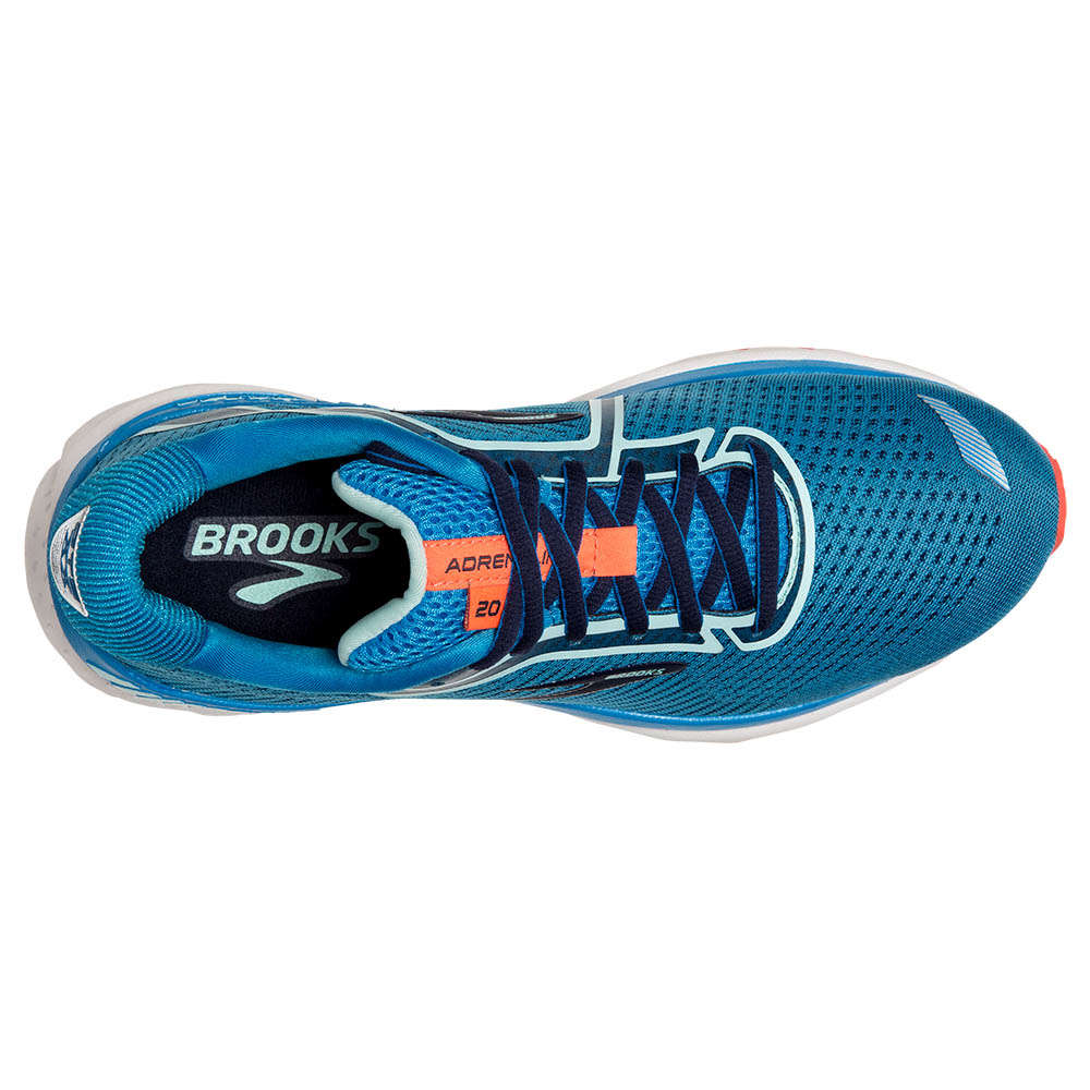 Brooks Adrenaline GTS 20 Hardloopschoenen Blauw/Rood Dames