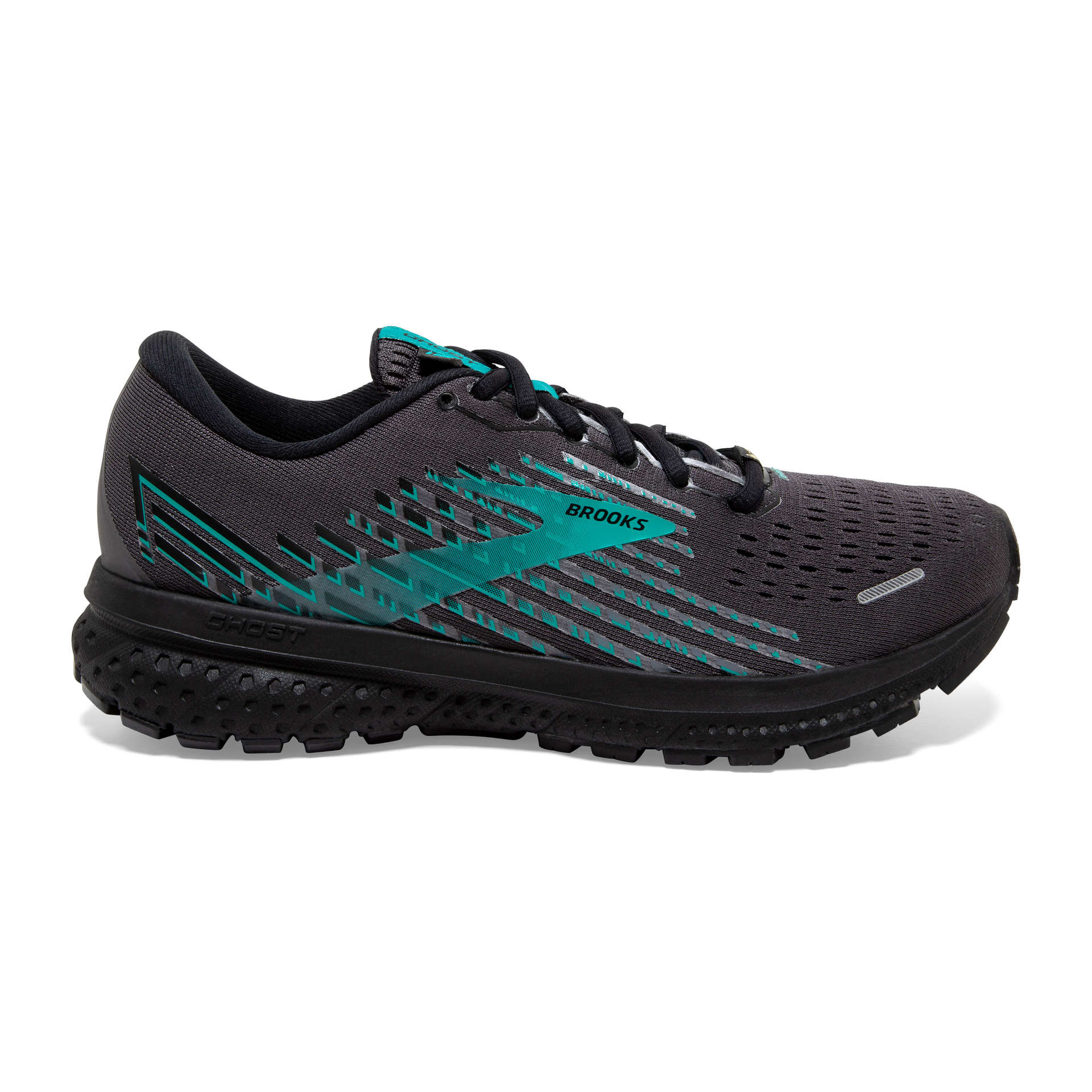 Brooks Ghost 13 GTX Trail Hardloopschoenen Zwart/Groen Dames