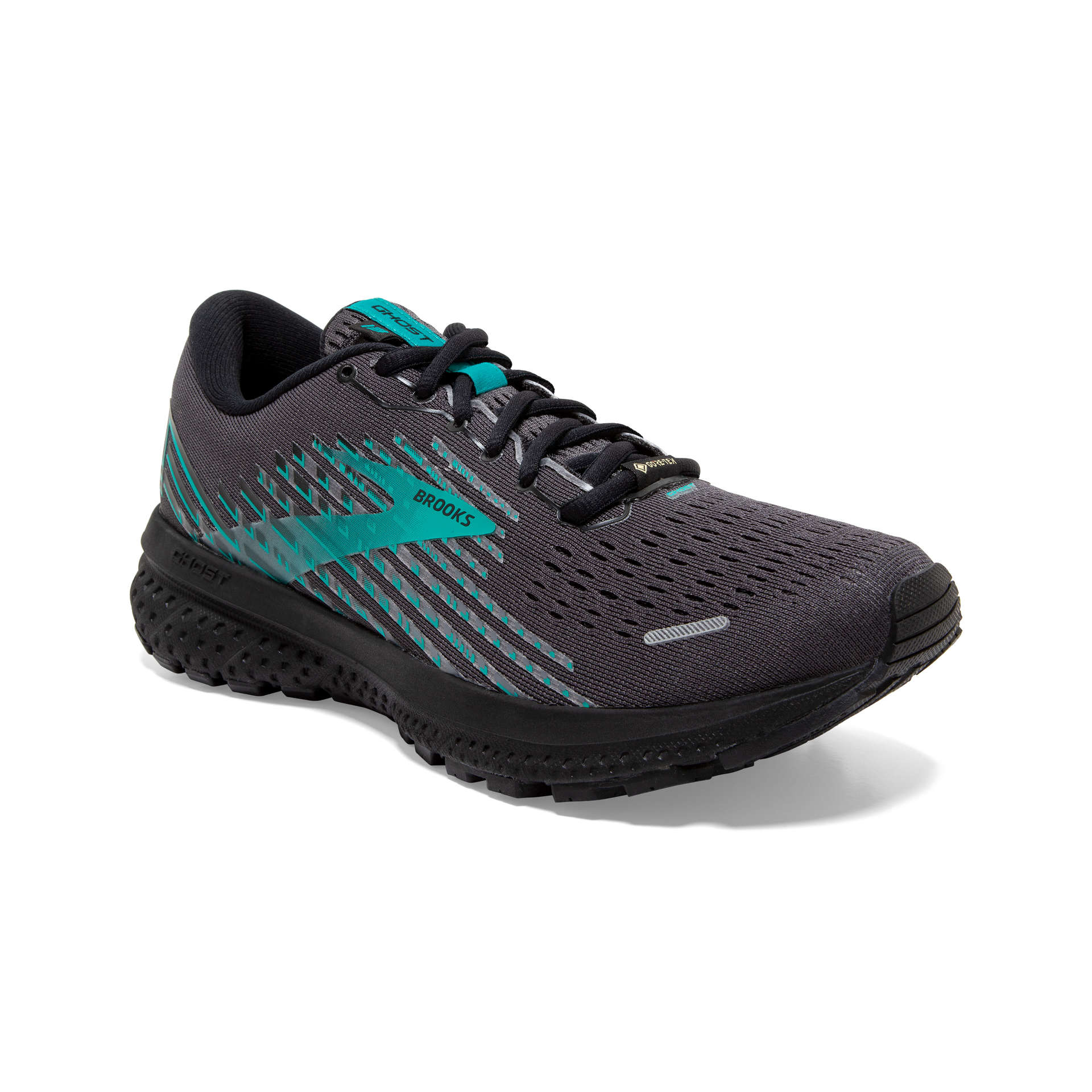 Brooks Ghost 13 GTX Trail Hardloopschoenen Zwart/Groen Dames