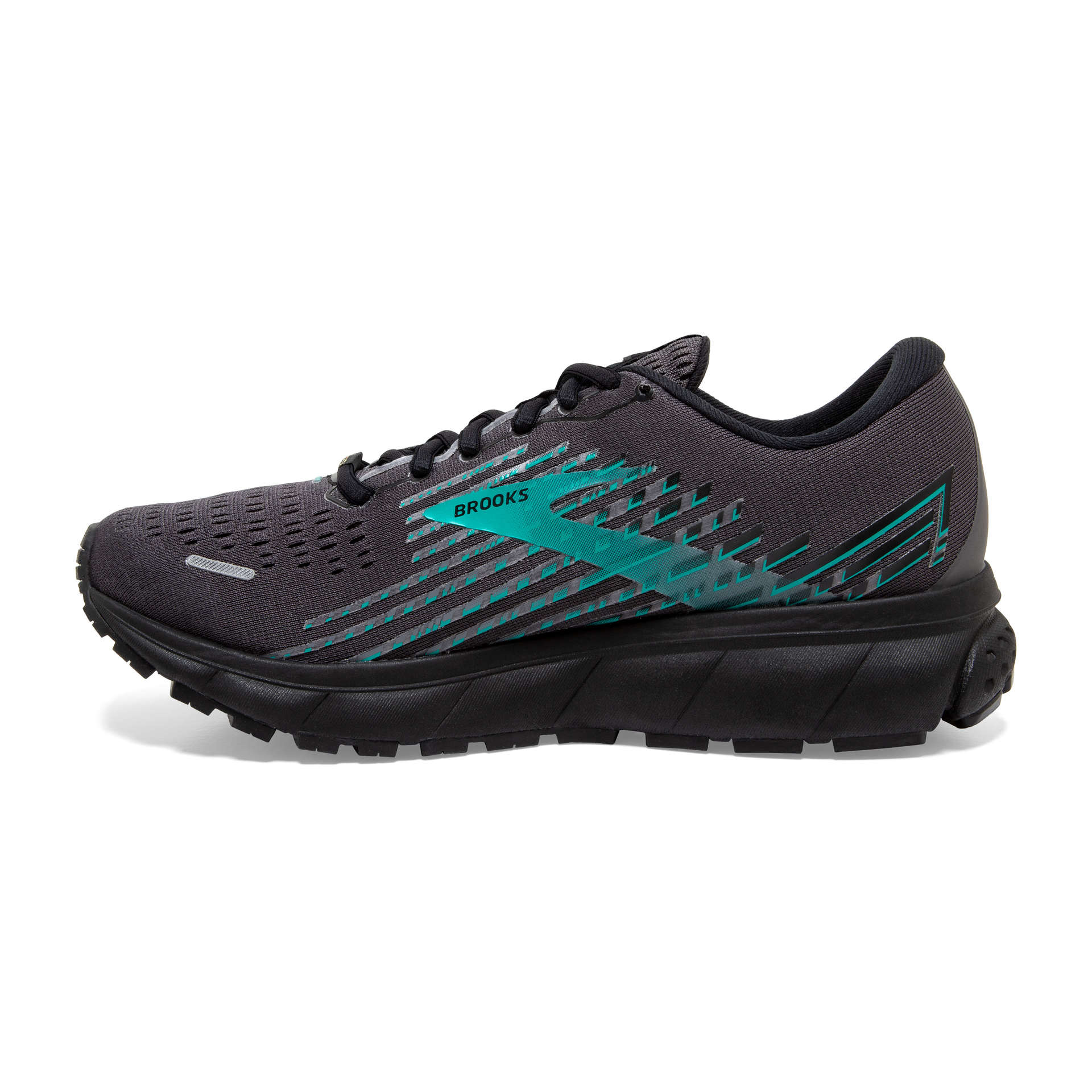 Brooks Ghost 13 GTX Trail Hardloopschoenen Zwart/Groen Dames