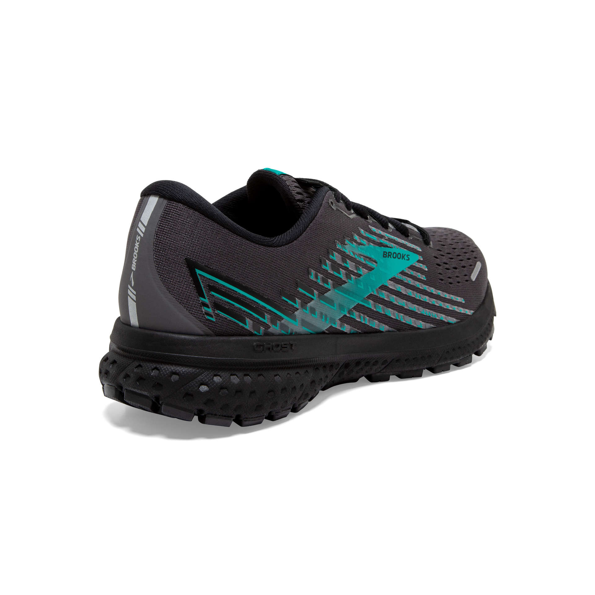 Brooks Ghost 13 GTX Trail Hardloopschoenen Zwart/Groen Dames