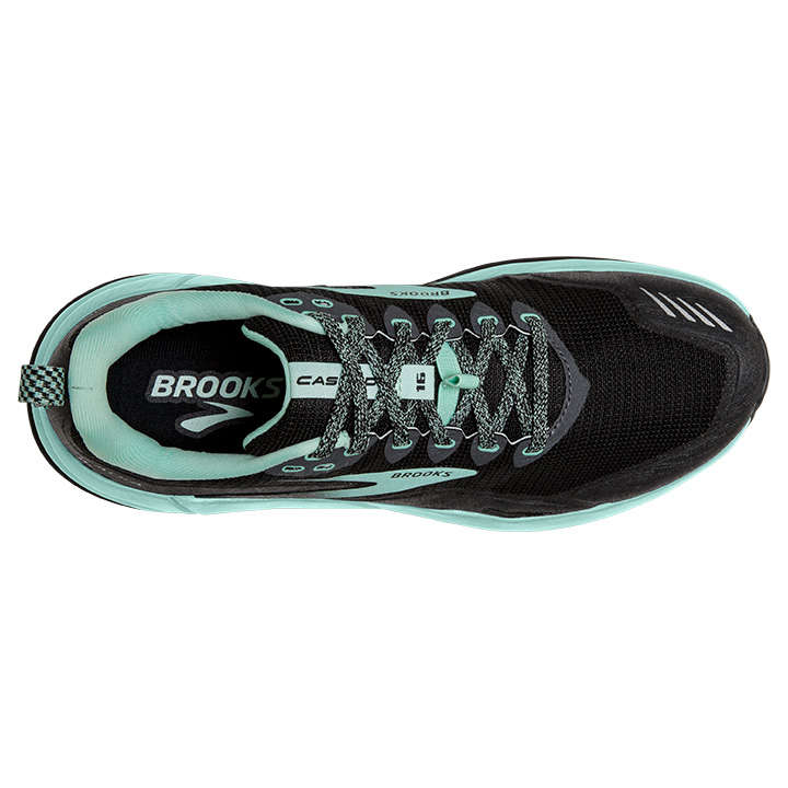 Brooks Cascadia 16 Trail Hardloopschoenen Zwart/Groen Dames