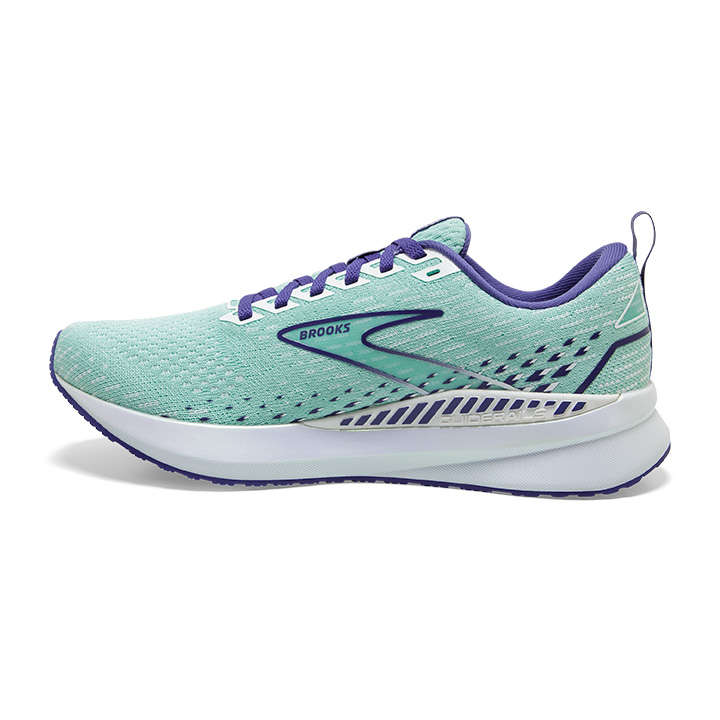 Brooks Levitate GTS 5 Hardloopschoenen Groen/Paars/Wit Dames