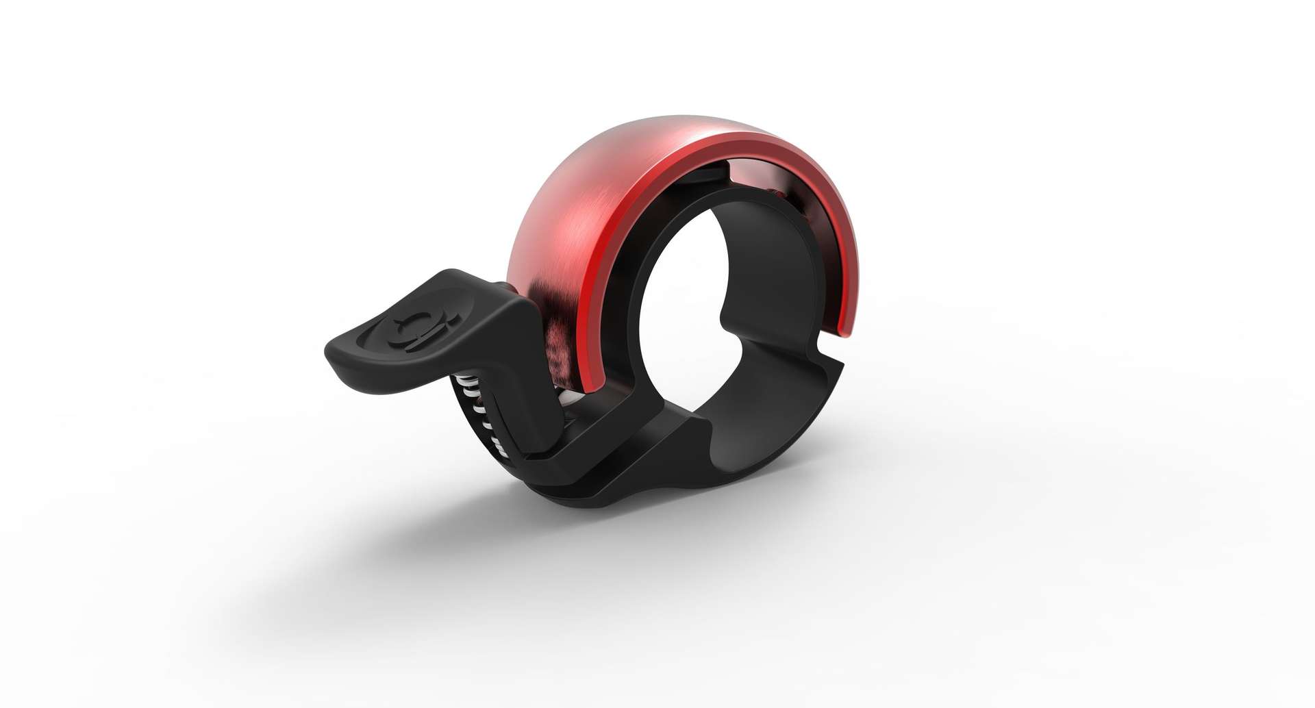 Knog Oi Classic Small Fietsbel Rood/Zwart