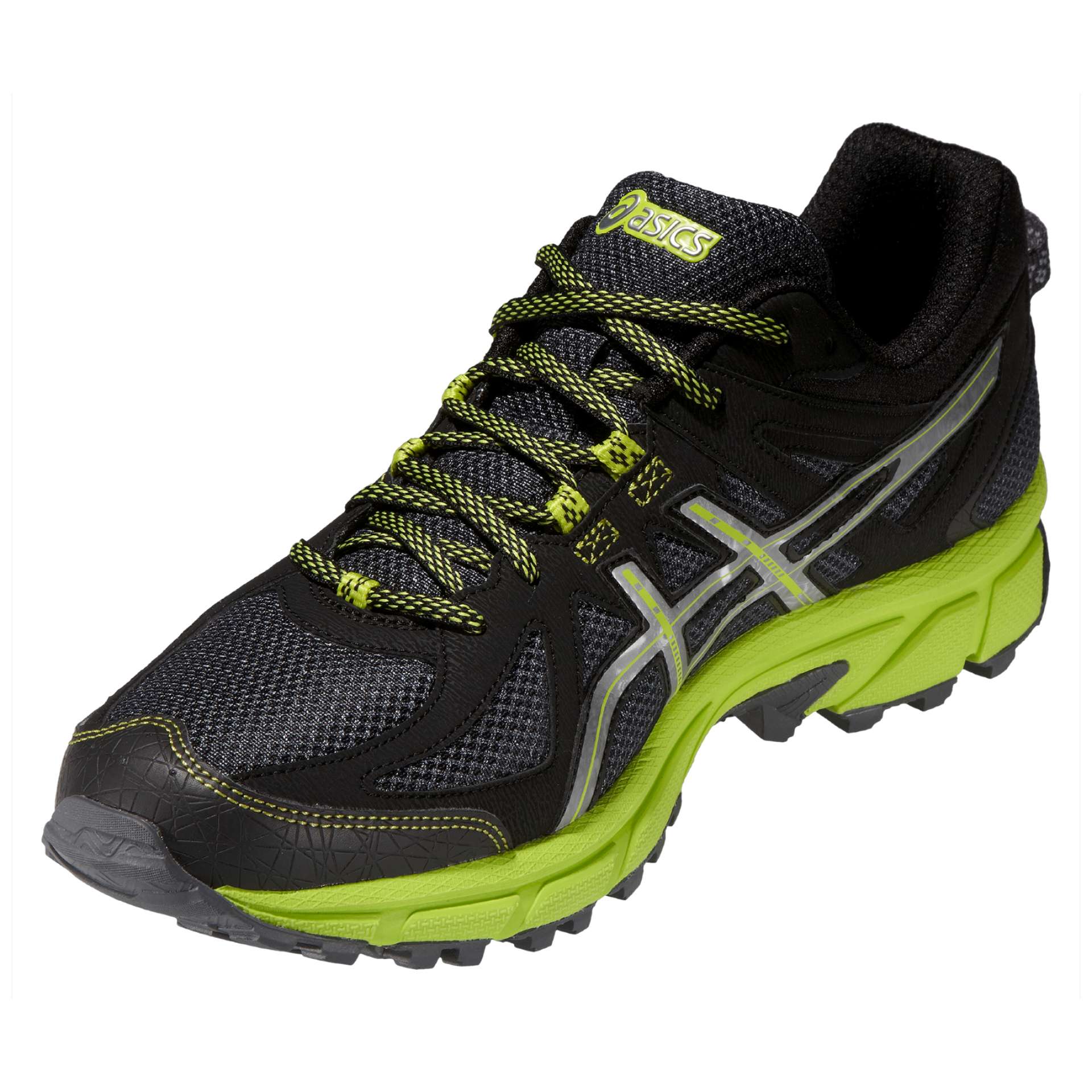 ASICS GEL-SONOMA Trail Hardloopschoenen Zwart/Groen/Zilver Heren