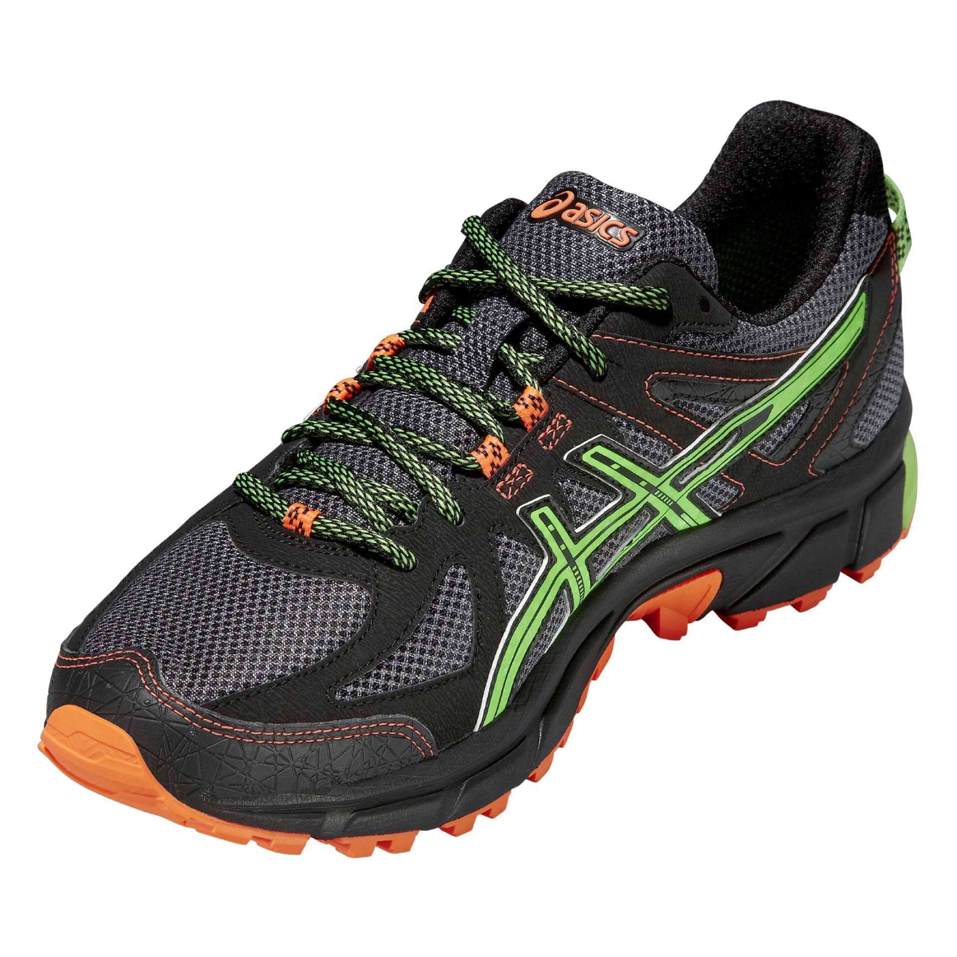 ASICS Gel-Sonoma Trail Hardloopschoenen Zwart/Groen/Oranje Heren