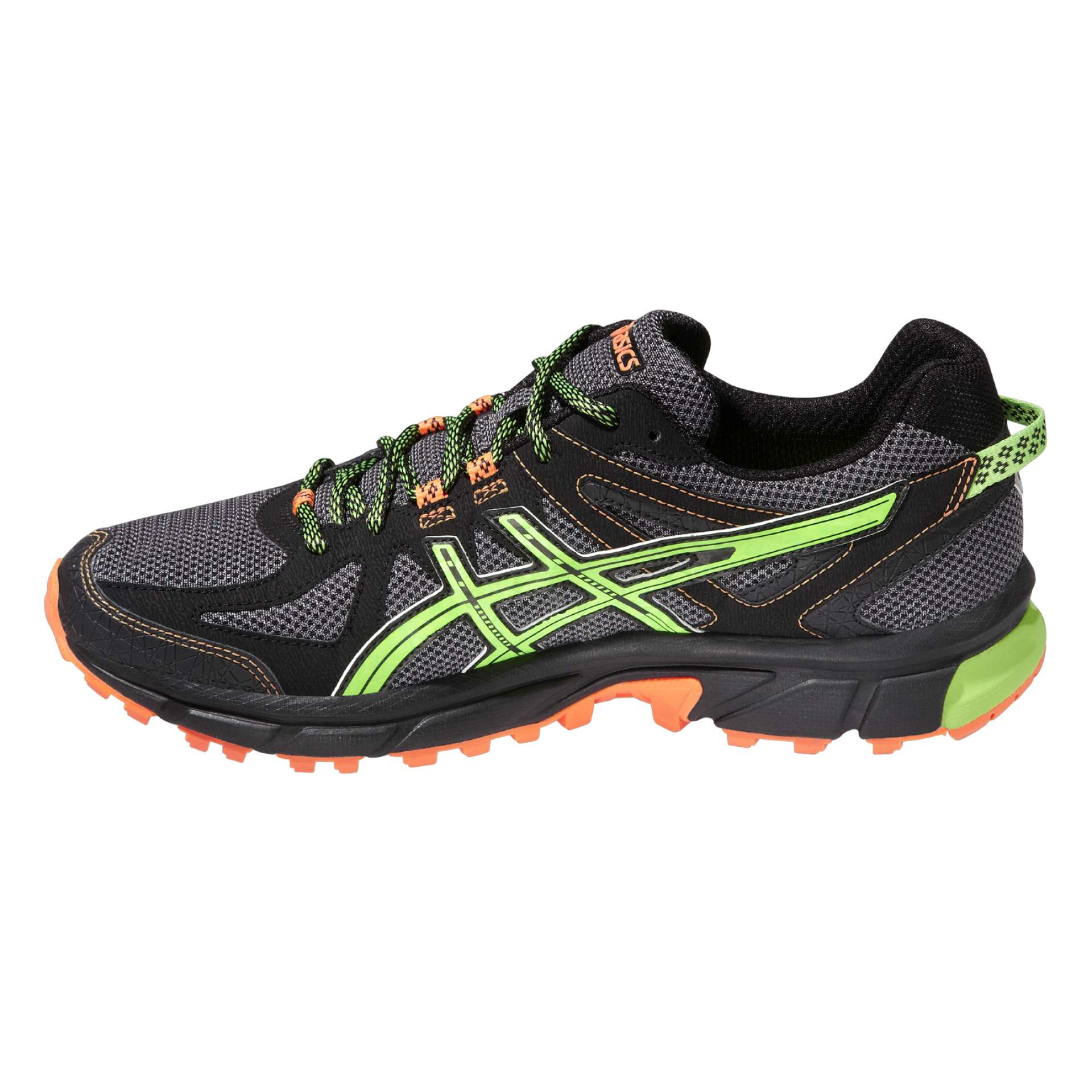 ASICS Gel-Sonoma Trail Hardloopschoenen Zwart/Groen/Oranje Heren