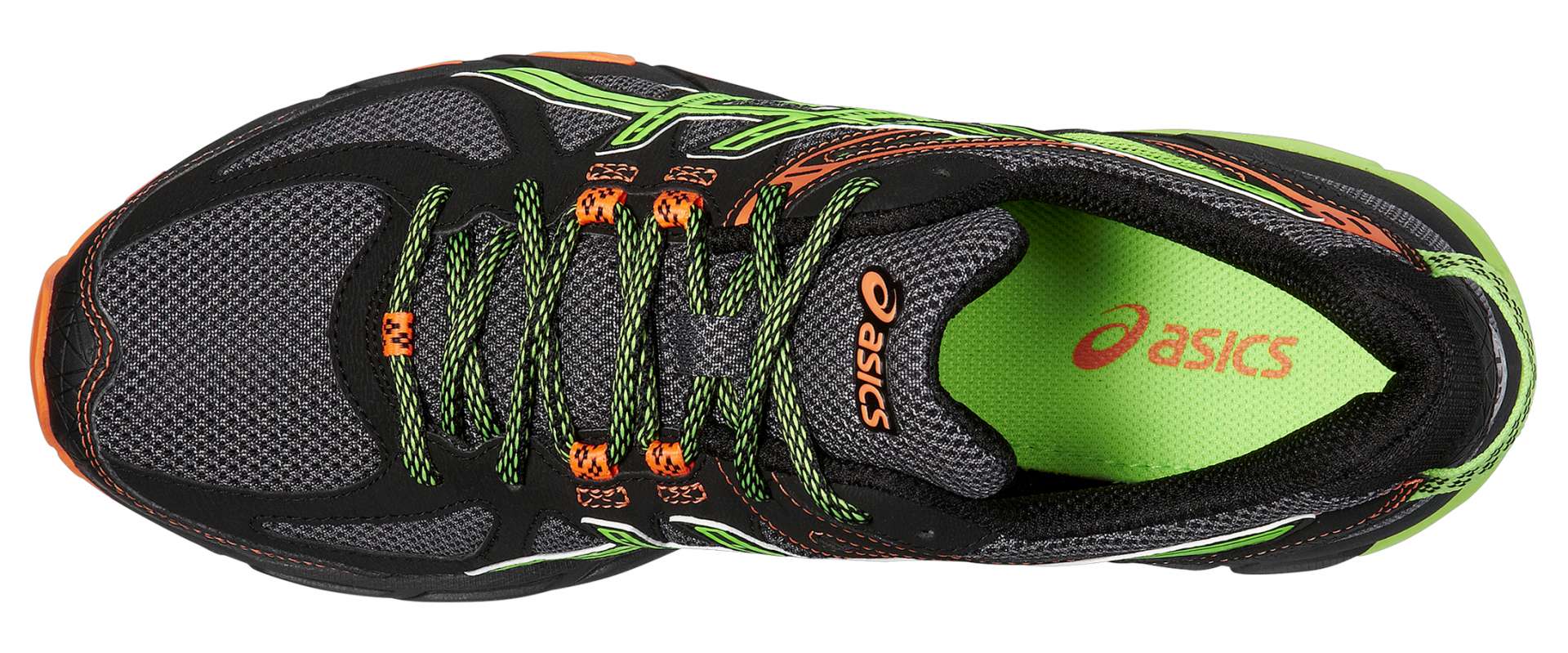 ASICS Gel-Sonoma Trail Hardloopschoenen Zwart/Groen/Oranje Heren