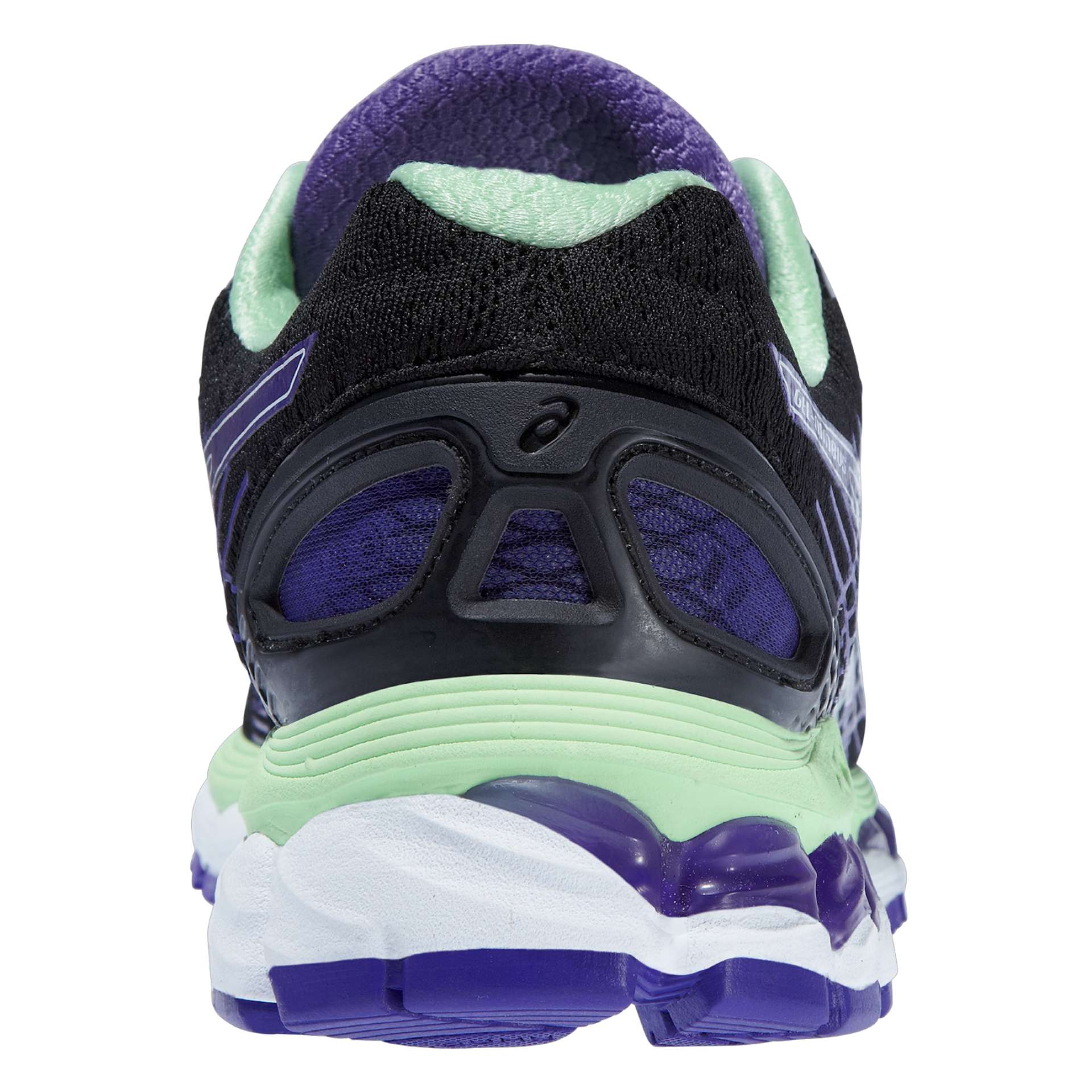 ASICS Gel Nimbus 17 Hardloopschoenen Zwart/Paars/Groen Dames