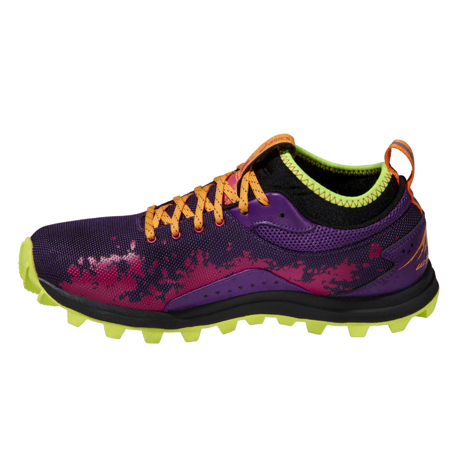 ASICS Gel-FujiRunnegade Trail Hardloopschoenen Paars/Geel/Roze Dames