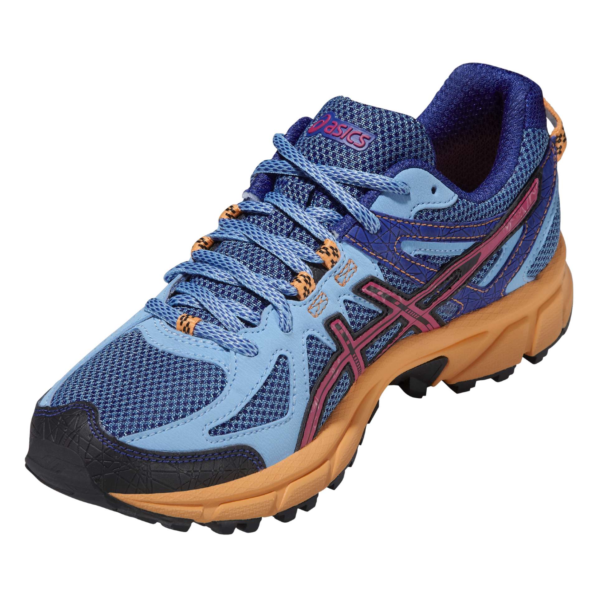 ASICS Gel-Sonoma Trail Hardloopschoenen Blauw/Roze/Oranje Dames