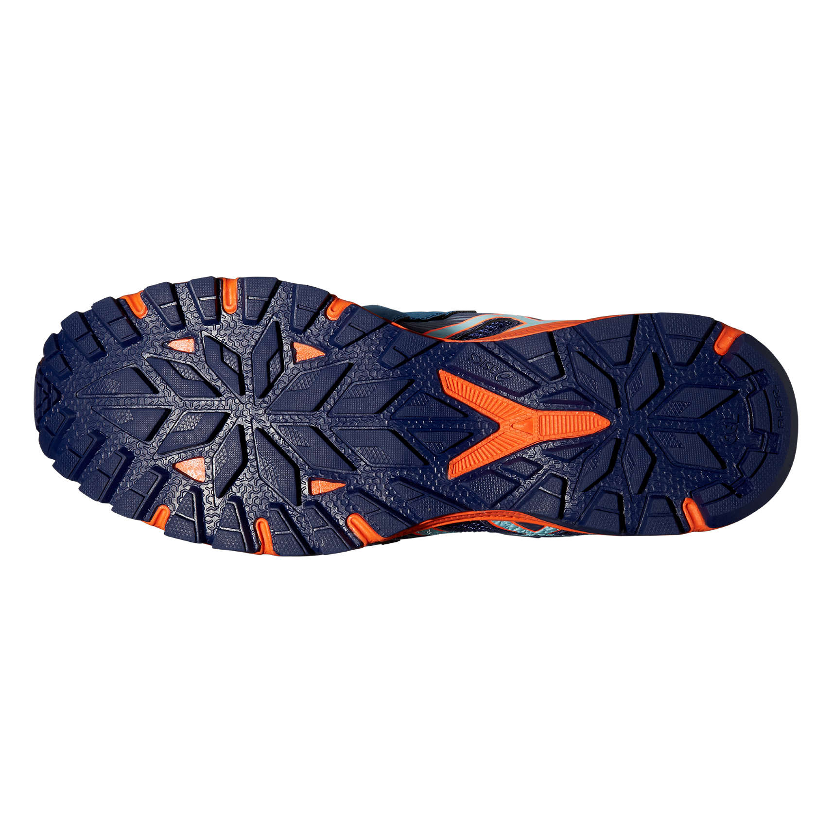 ASICS Gel FujiAttack Trail Hardloopschoenen Blauw/Oranje Heren