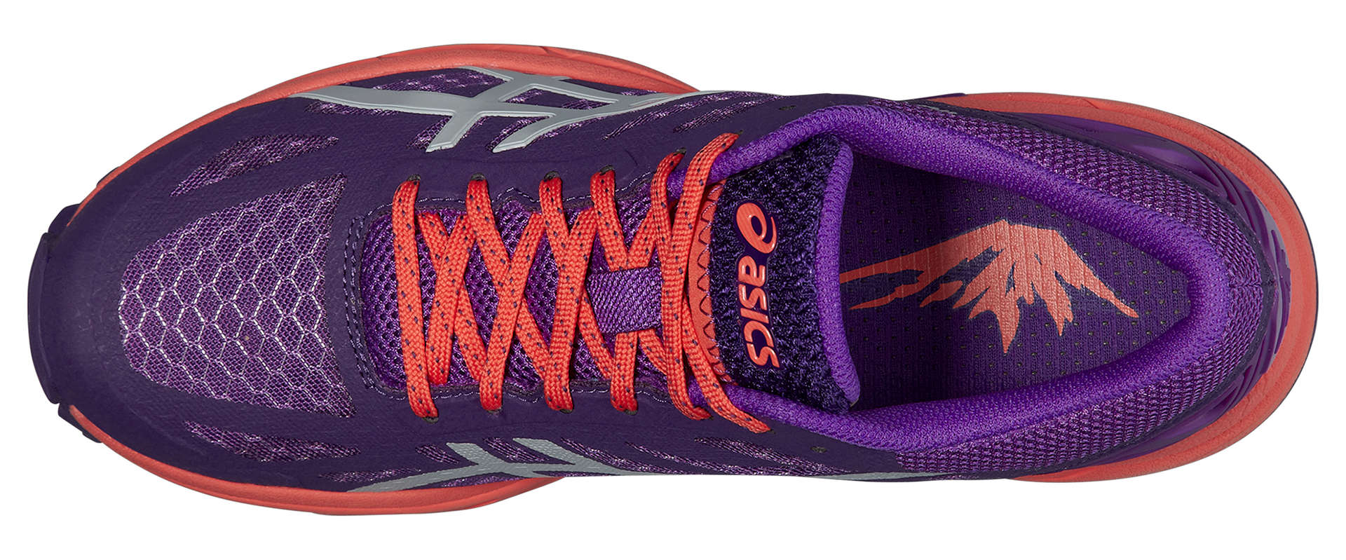 ASICS Gel Fuji Pro Trail Hardloopschoenen Paars/Oranje Dames