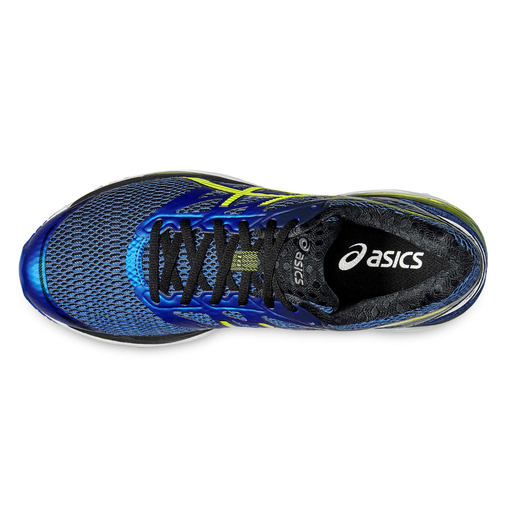 ASICS Gel-Cumulus 18 Hardloopschoenen Blauw/Zwart/Groen Heren