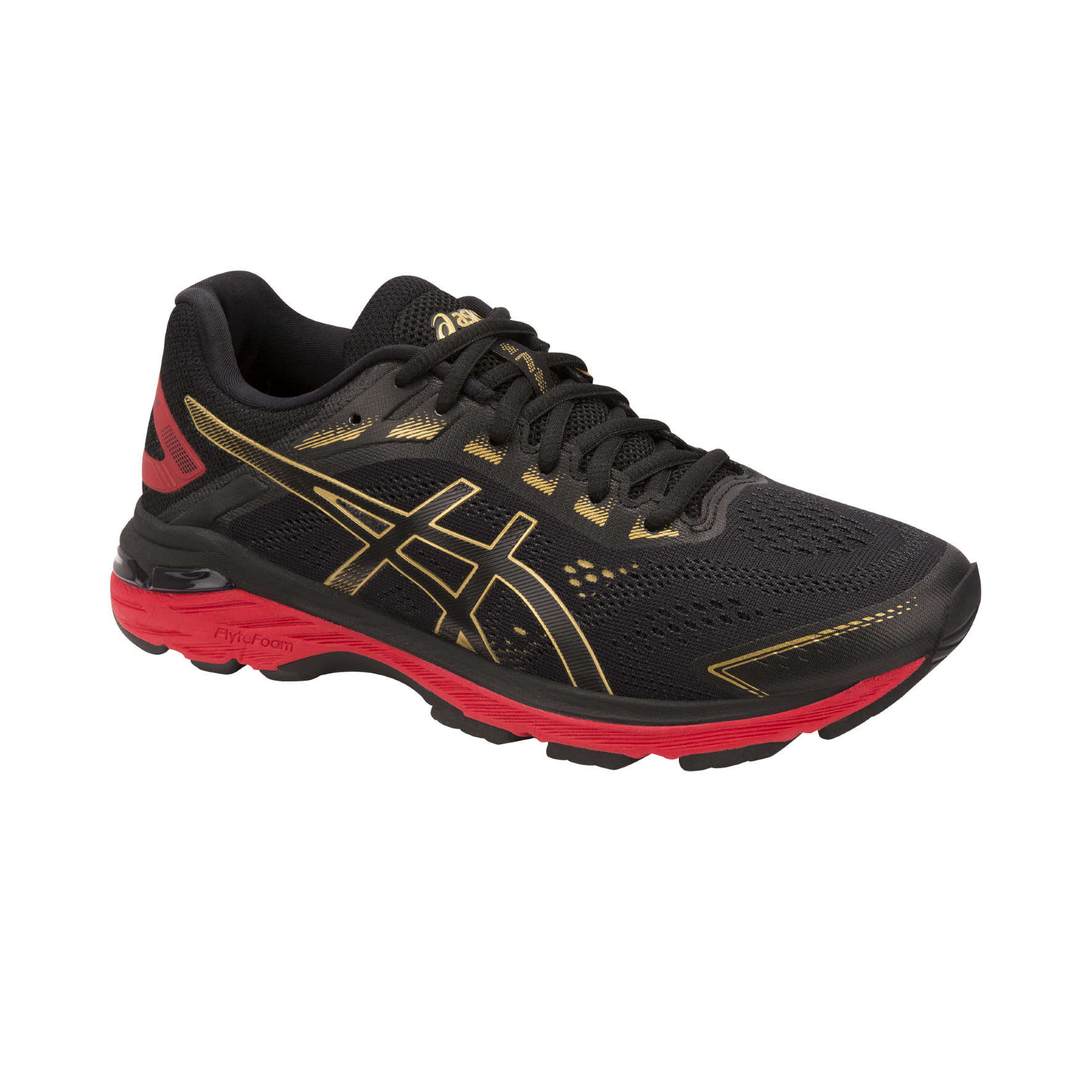 ASICS GT 2000 7 Hardloopschoenen Zwart/Goud Dames