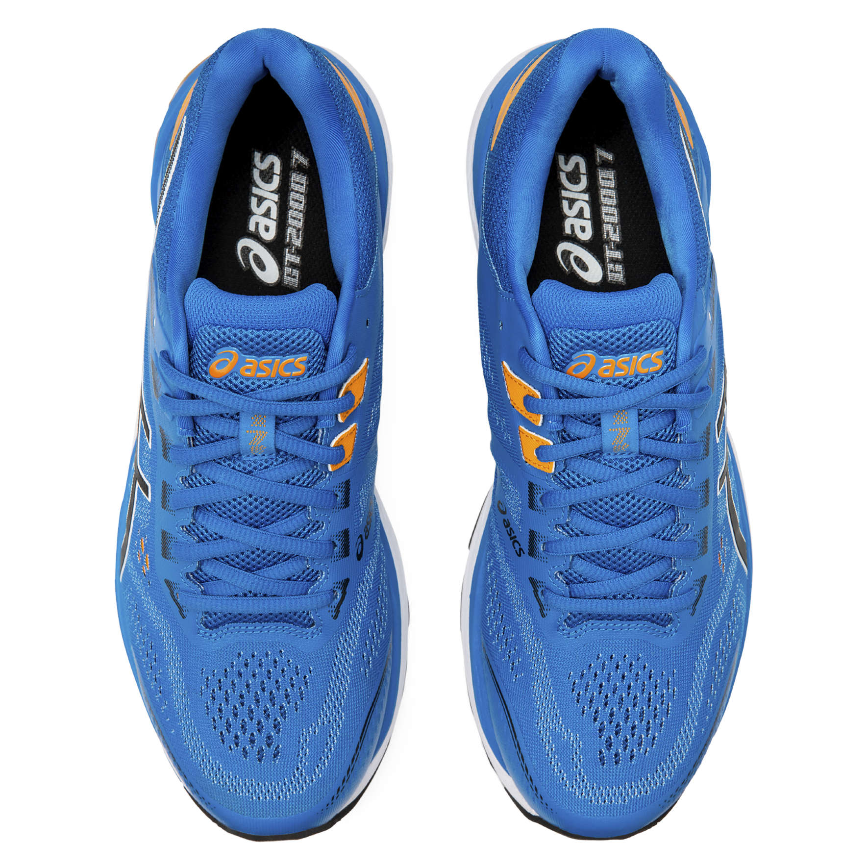 ASICS GT 2000 7 Hardloopschoenen Blauw/Zwart/Oranje Heren