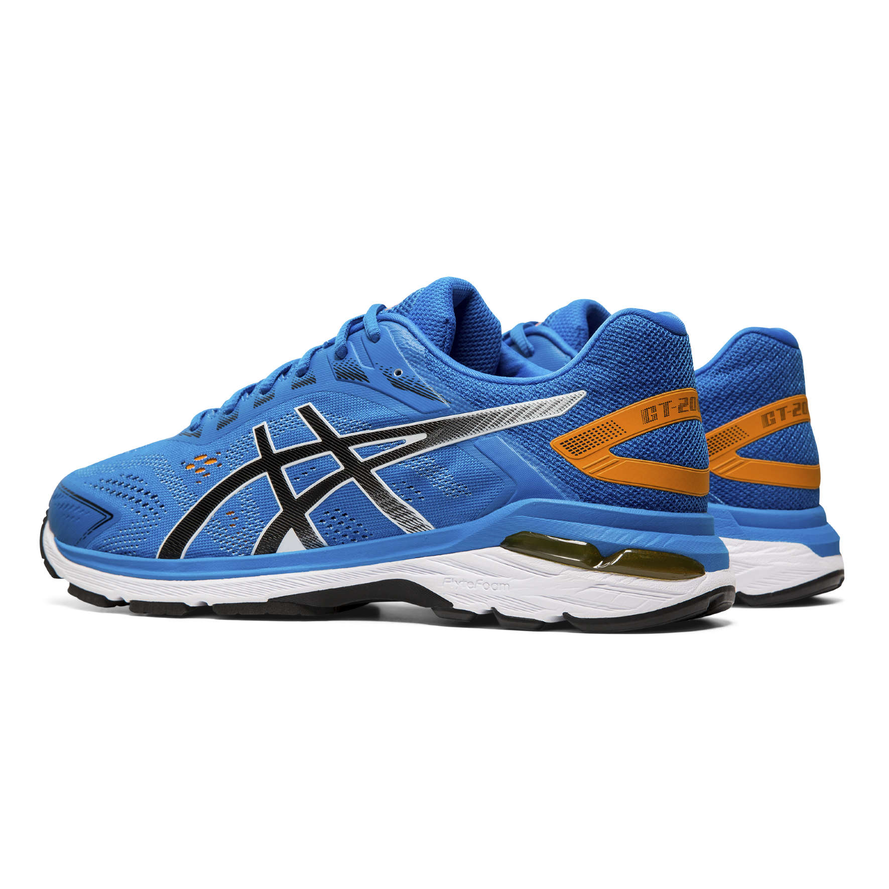 ASICS GT 2000 7 Hardloopschoenen Blauw/Zwart/Oranje Heren