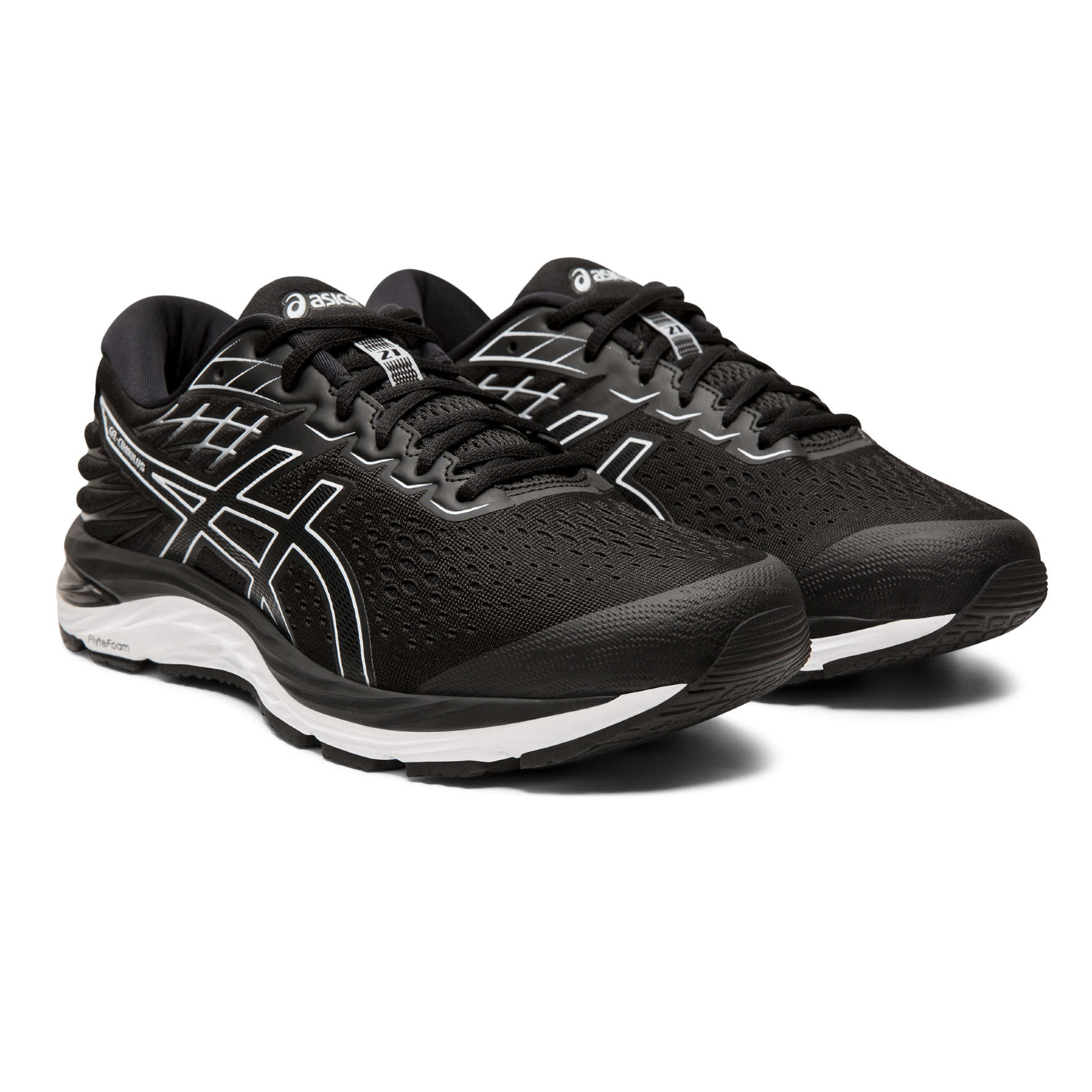 ASICS Gel Cumulus 21 Hardloopschoenen Zwart/Wit Heren