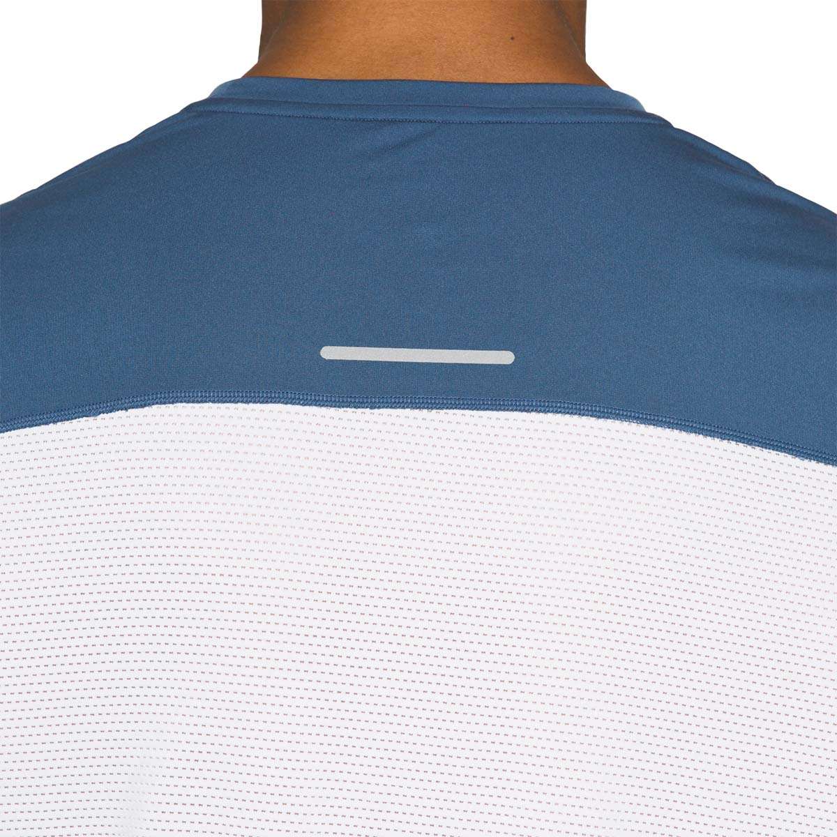 ASICS Race Hardloopshirt Korte Mouwen Wit/Blauw/Rood Heren