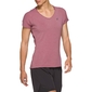 ASICS V-Neck Hardloopshirt Korte Mouwen Paars/Zilver Dames